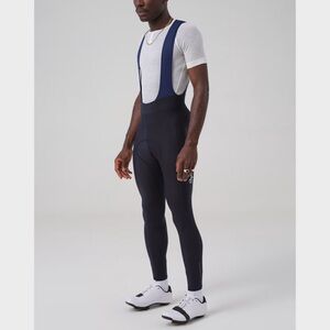 Rapha Core Winter Tights with Pad Black Sleeveless Cycling Bib Unitard-Medium